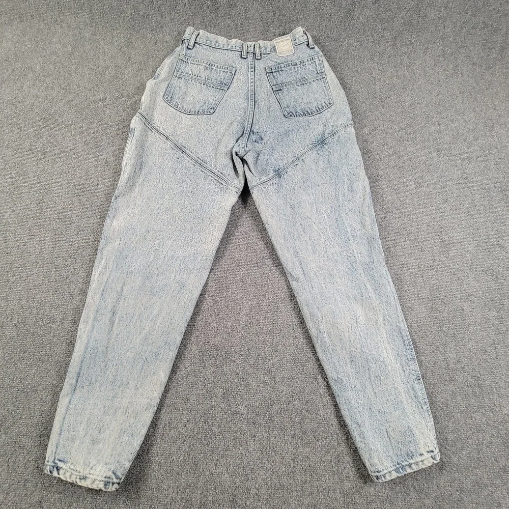 Vintage Pepsi Jeans Womens 13 30x30 Acid Wash Tapered Denim Pants USA 80/90s - Picture 2 of 14